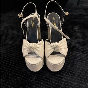 Saint Laurent Bianca Platform Sandals - size 40